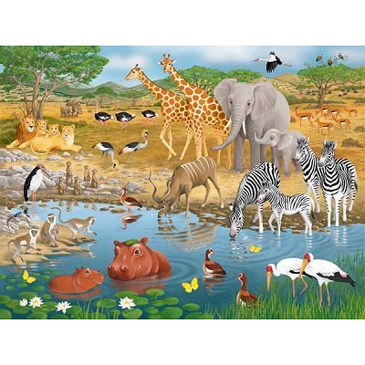 ジグソーパズル 海外製 アメリカ Ravensburger African Animalsジグソーパズル 海外製 アメリカ