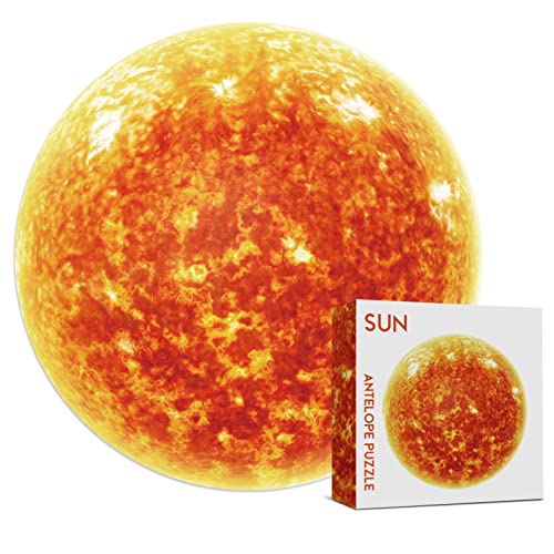 ѥ  ꥫ Antelope - 1000 Piece Puzzle for Adults, Space Sun Jigsaw Puzzles 1000 Pieces, Telescope Planet Close-up Round Puzzle, High Resolution, Matte Finish, No Dust Space Puzzleѥ  ꥫ