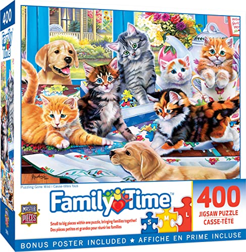 ジグソーパズル 海外製 アメリカ Baby Fanatics Masterpieces 400 Piece Jigsaw Puzzle for Adults, Family, Or Kids - Puzzling Gone Wild - 18"x24"ジグソーパズル 海外製 アメリカ