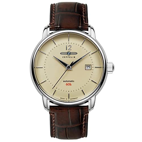 ӻ ĥåڥ  åڥ ɥ Zeppelin lz-120 bodensee Mens Analog Automatic Watch with Leather Bracelet 8160-5ӻ ĥåڥ  åڥ ɥ