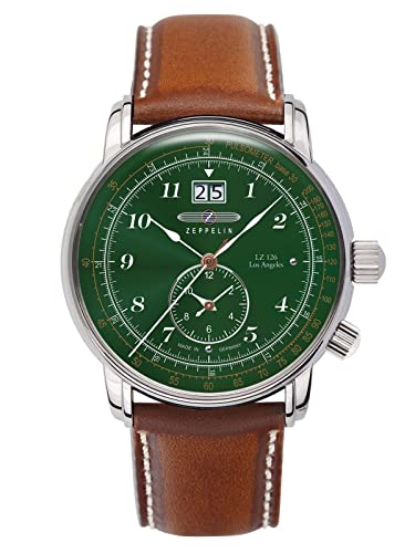 腕時計 ツェッペリン メンズ ゼッペリン ドイツ Zeppelin Men 039 s Watch 8644-4 Series LZ126 Los Angeles Date Big Date Dual Time腕時計 ツェッペリン メンズ ゼッペリン ドイツ