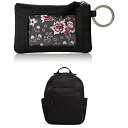 ヴェラブラッドリー ベラブラッドリー アメリカ フロリダ州マイアミ 日本未発売 Vera Bradley Women 039 s Performance Twill Zip ID Case Wallet, Black, One Size withVera Bradley Small Baヴェラブラッドリー ベラブラッドリー アメリカ フロリダ州マイアミ 日本未発売