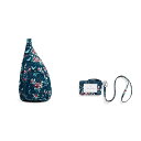 ヴェラブラッドリー ベラブラッドリー アメリカ フロリダ州マイアミ 日本未発売 Vera Bradley Womens Cotton Medium Sling Backpack Bookbag, Rose Toile - Recycled Cotton, One Size US ヴェラブラッドリー ベラブラッドリー アメリカ フロリダ州マイアミ 日本未発売