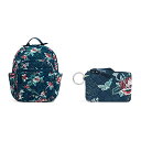 ヴェラブラッドリー ベラブラッドリー アメリカ フロリダ州マイアミ 日本未発売 Vera Bradley womens Cotton Small Backpack Bookbag, Rose Toile - Recycled Cotton, One Size US Women 039 sヴェラブラッドリー ベラブラッドリー アメリカ フロリダ州マイアミ 日本未発売