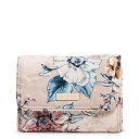 Fubh[ xubh[ AJ { z Vera Bradley Women's Performance Twill Riley Compact Wallet With RFID Protection, Peach Blossom Bouquet, One SizeFubh[ xubh[ AJ { z