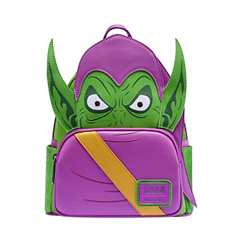ラウンジフライ アメリカ 日本未発売 バッグ コラボ Loungefly Marvel: Green Goblin Cosplay Backpack, Amazon Exclusive, Multicolorラウンジフライ アメリカ 日本未発売 バッグ コラボ