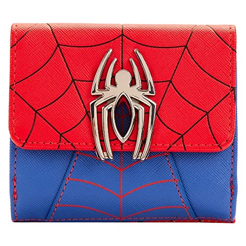 ラウンジフライ アメリカ 日本未発売 財布 ウォレット Loungefly Marvel Spider Man Color-Block Wallet Spider Man One Sizeラウンジフライ アメリカ 日本未発売 財布 ウォレット