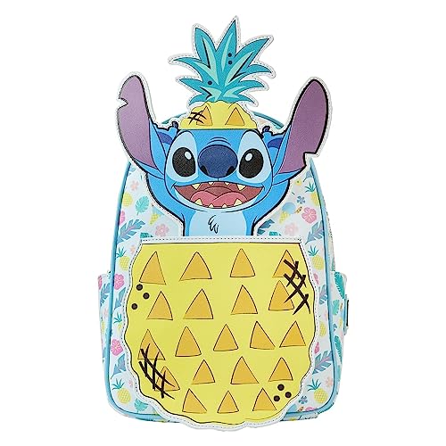 ラウンジフライ アメリカ 日本未発売 バッグ コラボ Loungefly Disney Backpack: Pineapple Stitch Mini-Backpack, Amazon Exclusiveラウンジフライ アメリカ 日本未発売 バッグ コラボ