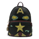 ラウンジフライ アメリカ 日本未発売 バッグ コラボ Loungefly GT Exclusive Marvel What If Zombie Captain America Glow in the Dark Cosplay Mini Backpackラウンジフライ アメリカ 日本未発売 バッグ コラボ