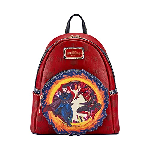 ラウンジフライ アメリカ 日本未発売 バッグ コラボ Loungefly Spiderman Backpack: Spiderman No Way Home Portal Mini-Backpack, Amazon Exclusiveラウンジフライ アメリカ 日本未発売 バッグ コラボ