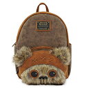 ラウンジフライ アメリカ 日本未発売 バッグ コラボ Loungefly x Star Wars Wicket W. Warrick the Ewok Mini...