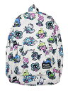 ラウンジフライ アメリカ 日本未発売 バッグ コラボ Loungefly x Sanrio Hello Kitty Characters Tattoo Allover-Print Nylon Backpack (Multicolored, One Size)ラウンジフライ アメリカ 日本未発売 バッグ コラボ