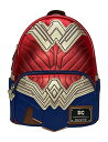 ラウンジフライ アメリカ 日本未発売 バッグ コラボ Loungefly Wonder Woman DC Comics Cosplay Womens Doubl...