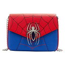 ラウンジフライ アメリカ 日本未発売 バッグ コラボ Loungefly Marvel Spider Man Color-Block Crossbody Bag Spider Man One Sizeラウンジフライ アメリカ 日本未発売 バッグ コラボ