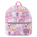 ラウンジフライ アメリカ 日本未発売 バッグ コラボ Loungefly Sanrio Hello Kitty Kawaii Convertible Double Strap Shoulder Bag Handbag Purseラウンジフライ アメリカ 日本未発売 バッグ コラボ