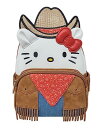 ラウンジフライ アメリカ 日本未発売 バッグ コラボ Loungefly Sanrio Hello Kitty Western Cosplay Womens Double Strap Shoulder Bag Purseラウンジフライ アメリカ 日本未発売 バッグ コラボ