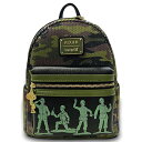 ラウンジフライ アメリカ 日本未発売 バッグ コラボ Loungefly GT Exclusive Disney Pixar Toy Story Army Men Camo Sequin Mini Backpackラウンジフライ アメリカ 日本未発売 バッグ コラボ