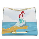 ラウンジフライ アメリカ 日本未発売 バッグ コラボ Loungefly Disney Little Mermaid Triton 039 s Gift Crossbody Bagラウンジフライ アメリカ 日本未発売 バッグ コラボ