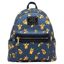 ラウンジフライ アメリカ 日本未発売 バッグ コラボ Loungefly Pokemon Pikachu Allover Print Women 039 s Mini Backpack Purseラウンジフライ アメリカ 日本未発売 バッグ コラボ