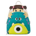 ラウンジフライ アメリカ 日本未発売 バッグ コラボ Loungefly Disney Pixar Monsters Inc Boo Mike Sully Cosplay Womens Double Strap Shoulder Bag Purseラウンジフライ アメリカ 日本未発売 バッグ コラボ