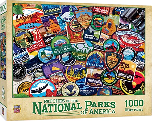 ジグソーパズル 海外製 アメリカ Masterpieces 1000 Piece Jigsaw Puzzle for Adults, Family, Or Kids - National Parks Patches - 19.25"x26.75"ジグソーパズル 海外製 アメリカ