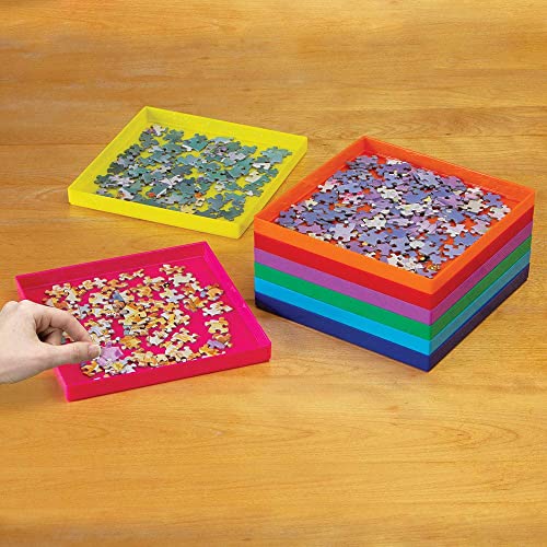 ジグソーパズル 海外製 アメリカ Bits and Pieces - Jumbo Puzzle Stack-Em Sorting Trays - Puzzle Piece Sorter - Puzzle Giftジグソーパズル 海外製 アメリカ