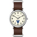 腕時計 タイメックス メンズ Timex Tribute Men's Collegiate Weekender 40mm Quartz Leather Stra...