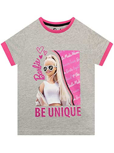 バービー バービー人形 Barbie Shirts for Girls | Official Merch | Inspirational Girl Tshirt Grey 10バービー バービー人形 1