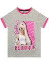 バービー バービー人形 Barbie Shirts for Girls | Official Merch | Inspirational Girl Tshirt Grey 10バービー バービー人形