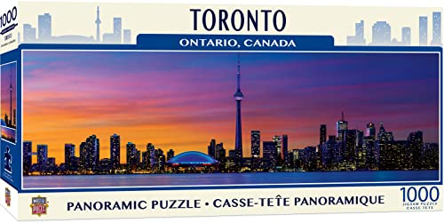 ジグソーパズル 海外製 アメリカ Baby Fanatics Masterpieces 1000 Piece Jigsaw Puzzle for Adults, Family, Or Kids - Toronto Panoramic - 13"x39"ジグソーパズル 海外製 アメリカ