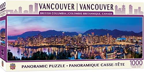 ジグソーパズル 海外製 アメリカ Masterpieces 1000 Piece Jigsaw Puzzle For Adults, Family, Or Kids - Vancouver Panoramic - 13"x39"ジグソーパズル 海外製 アメリカ