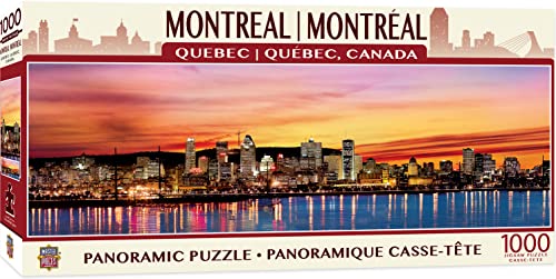 ジグソーパズル 海外製 アメリカ Baby Fanatics Masterpieces 1000 Piece Jigsaw Puzzle for Adults, Family, Or Kids - Montreal Panoramic - 13"x39"ジグソーパズル 海外製 アメリカ