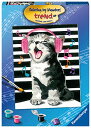 ジグソーパズル 海外製 アメリカ Ravensburger Singing Kitten Paint by Numbers Kit for Children - Painting Arts and Crafts for Kids Age 12 Years Upジグソーパズル 海外製 アメリカ