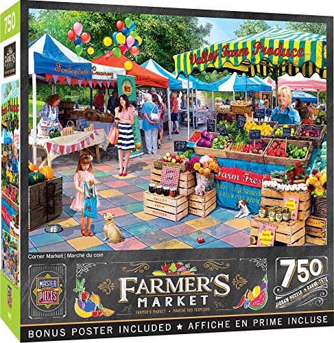 ジグソーパズル 海外製 アメリカ Masterpieces 750 Piece Jigsaw Puzzle for Adults, Family, Or Kids - Corner Market - 18" x 24"ジグソーパズル 海外製 アメリカ