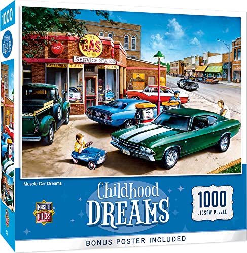 ジグソーパズル 海外製 アメリカ Masterpieces 1000 Piece Jigsaw Puzzle For Adults, Family, Or Kids - Muscle Car Dreams - 19.25"x26.75"ジグソーパズル 海外製 アメリカ