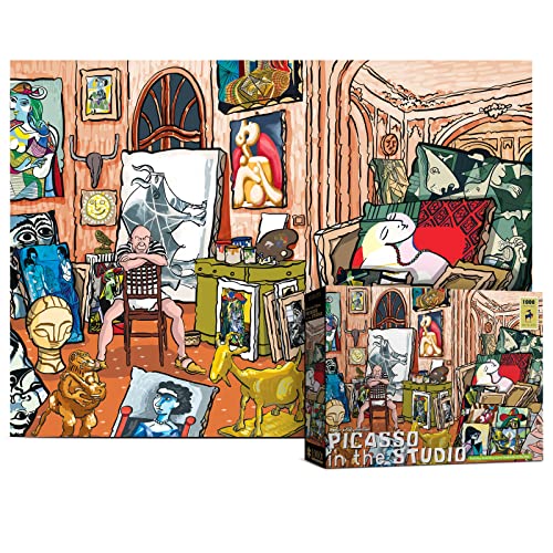 ジグソーパズル 海外製 アメリカ Antelope - 1000 Piece Puzzle for Adults, Pablo Picasso Studio Jigsaw Puzzles 1000 Pieces, High Resolution, Matte Finish, Smooth Edging, No Dust Creative Artistic Puzzleジグソーパズル 海外製 アメリカのサムネイル