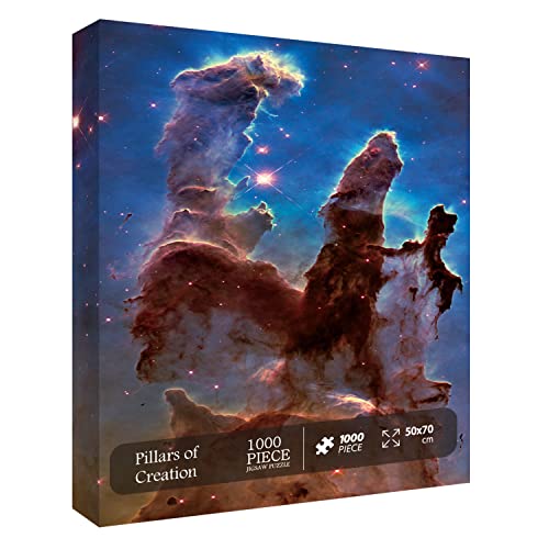 ジグソーパズル 海外製 アメリカ Space Puzzle 1000 Pieces Adult, Solar System Galaxy Puzzle, Hubble-Pillars of Creation Planets Star Nebula Universe Picture Jigsaw Puzzleジグソーパズル 海外製 アメリカ