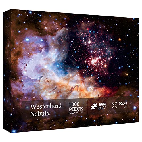 ジグソーパズル 海外製 アメリカ Space Puzzle 1000 Pieces Adult, Solar System Galaxy Puzzle, Hubble-Westerlund 2 Planets Star Nebula Universe Picture Jigsaw Puzzleジグソーパズル 海外製 アメリカ