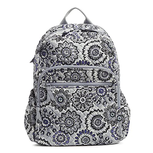 Fubh[ xubh[ AJ t_B}CA~ { Vera Bradley Women's Cotton Campus Backpack, Tranquil Medallion - Recycled Cotton, One SizeFubh[ xubh[ AJ t_B}CA~ {