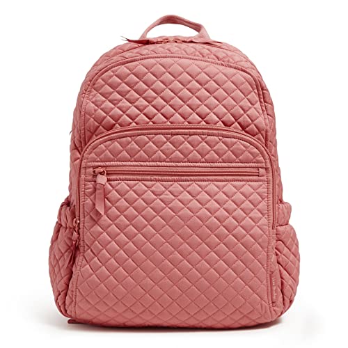 Fubh[ xubh[ AJ t_B}CA~ { Vera Bradley Women's Cotton Campus Backpack, Terra Cotta Rose - Recycled Cotton, One SizeFubh[ xubh[ AJ t_B}CA~ {