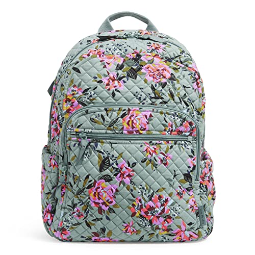Fubh[ xubh[ AJ t_B}CA~ { Vera Bradley Women's Cotton Campus Backpack, Rosy Outlook - Recycled Cotton, One SizeFubh[ xubh[ AJ t_B}CA~ {