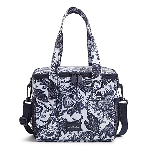 ヴェラブラッドリー ベラブラッドリー アメリカ フロリダ州マイアミ 日本未発売 Vera Bradley Women's Recycled Ripstop Lunch Cooler, Java Navy & White, One Sizeヴェラブラッドリー ベラブラッドリー アメリカ フロリダ州マイアミ 日本未発売