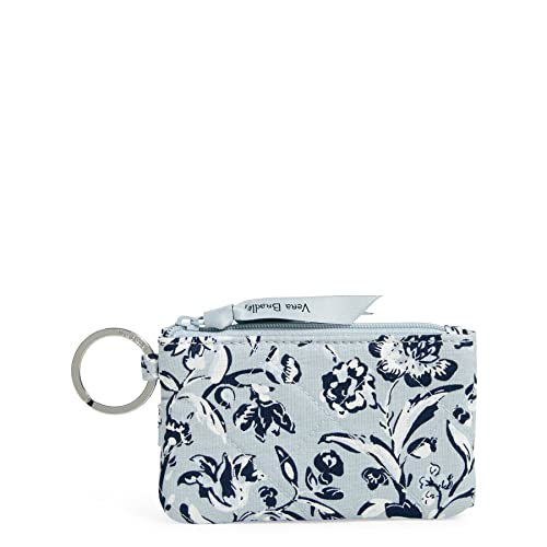 ヴェラブラッドリー ヴェラブラッドリー パスケース IDケース 定期入れ ベラブラッドリー Vera Bradley Women's Cotton Deluxe Zip ID Case Wallet With RFID Protection, Perennials Gray - Recycled Cotton, One Sizeヴェラブラッドリー パスケース IDケース 定期入れ ベラブラッドリー