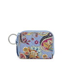 Fubh[ xubh[ AJ { z Vera Bradley Women's Cotton Petite Zip-around Wallet With Rfid Protection, Provence Paisley, One SizeFubh[ xubh[ AJ { z