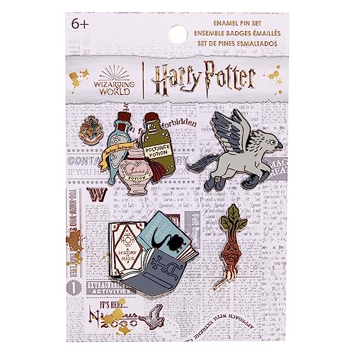 ラウンジフライ アメリカ 日本未発売 バッグ コラボ Loungefly Harry Potter: Hogwarts School of Witchcraft and Wizardry 4-Piece Pin Set, Amazon Exclusiveラウンジフライ アメリカ 日本未発売 バッグ コラボ