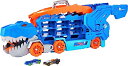 ホットウィール マテル ミニカー ホットウイール Hot Wheels City Toy Car Track Set Ultimate T-Rex Transporter, Dinosaur Hauler for 20 Vehicles, Transforms into Dino, Lights Soundsホットウィール マテル ミニカー ホットウイール