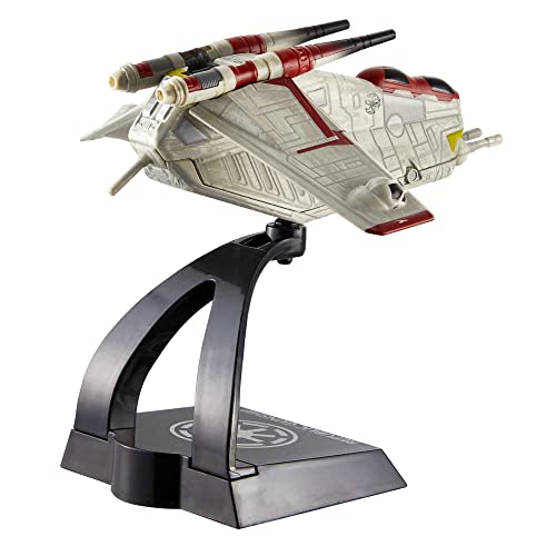 ホットウィール マテル ミニカー ホットウイール Star Wars Hot Wheels Starships Select Premium Diecast Republic Gunship HHR26 10 Collectable Vehicle Ages 4 and Upホットウィール マテル ミニカー ホットウイール