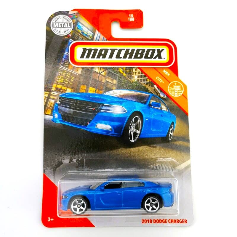 ۥåȥ ޥƥ ߥ˥ ۥåȥ Matchbox - 2018 Dodge Charger - MBX City [Blue] # 15/100ۥåȥ ޥƥ ߥ˥ ۥåȥ