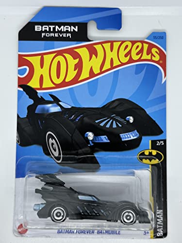 ホットウィール マテル ミニカー ホットウイール Hot Wheels - Batman Forever Batmobile - Black w/Blue - Batman 2/5 - 55/250 - Mint/NrMint - Ships Bubble Wrapped in a Sized Boxホットウィール マテル ミニカー ホットウイール