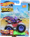 ホットウィール マテル ミニカー ホットウイール Hot Wheels 2022 - Monster Trucks - Battitude - with Con...